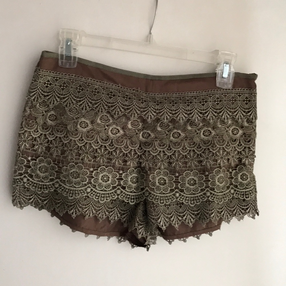 NWOT Sexy crochet shorts size small